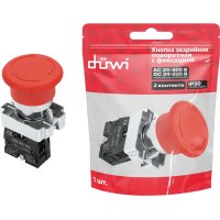 Поворотная аварийная кнопка duwi BS542 Грибок