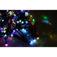 Гирлянда Neon-Night мультишарики d=17,5 мм 10м 100LED RGB, черный ПВХ
