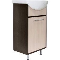 Правая тумба для ванной комнаты под умывальник Дора-47 Л MIXLINE АлАн-47