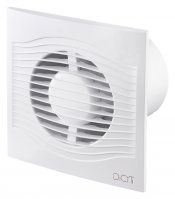 Вентилятор осевой DiCiTi Slim 4C 158х162 мм d100 мм белый