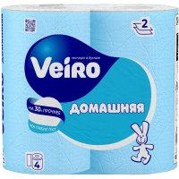 Бытовая двухслойная бумага VEIRO Домашняя
