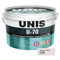 Затирка цементно-полимерная Unis U-70 С09 жемчужно-серая 2 кг