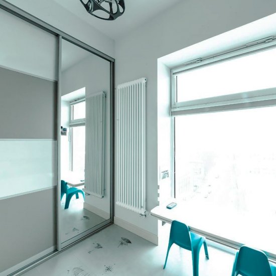 Радиатор стальной трубчатый Irsap Tesi 2 1802х360 мм 3/4 8 секций боковое подключение белый