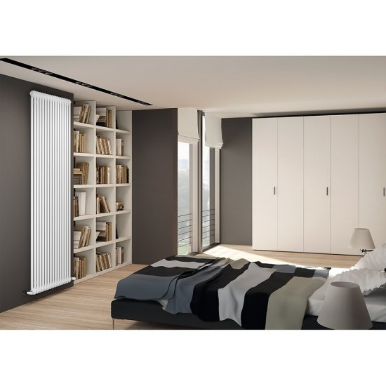 Радиатор стальной трубчатый Irsap Tesi 2 1802х360 мм 3/4 8 секций боковое подключение белый