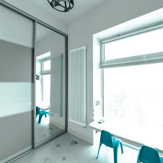 Радиатор стальной трубчатый Irsap Tesi 2 1802х450 мм 3/4 10 секций боковое подключение белый