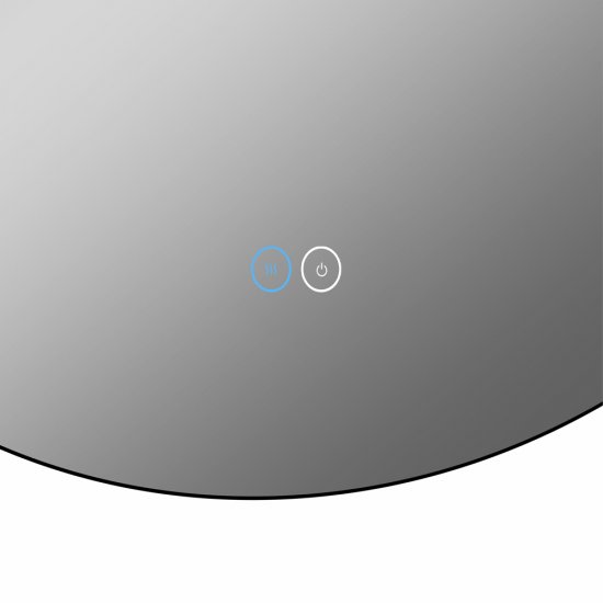 Зеркало с подсветкой круглое 64,5 см бесконтактный сенсор с подогревом Continent Circulo (ЗЛП2389)