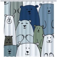 Шторка для ванной FIXSEN BEAR