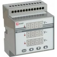Цифровой трехфазный вольтметр EKF VD-G33 PROxima