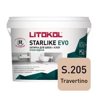 Затирка эпоксидная Litokol Starlike Evo s.205 травертино 5 кг