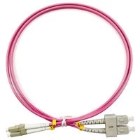 Дуплексный оптический патч-корд TopLan DPC-TOP-OM4-LC/P-SC/P-50