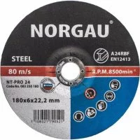 Диск шлифовальный по стали NORGAU NT-PRO 24