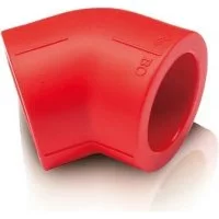 Полипропиленовый противопожарный угол Blue Ocean PPRF/45E(R) - 75