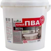Экстра влагостойкий клей ПВА Ecolux D3