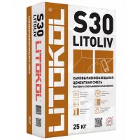 Ровнитель (наливной пол) универсальный Litokol Litoliv S30 самовыравнивающийся 25 кг