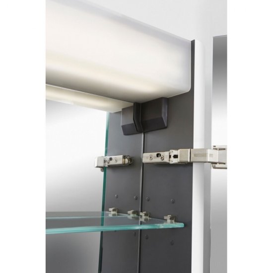 Зеркальный шкаф AM.PM Sensation 80х70х15 см с подсветкой правый белый