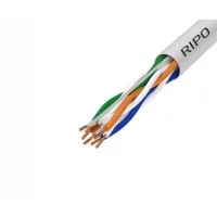 Интернет-кабель (витая пара) UTP 24 AWG CAT5e 4х2х0,5 мм Ripo серый (305 м)