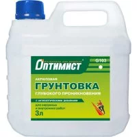 Акриловая грунтовка для наружных и внутренних работ ОПТИМИСТ G103