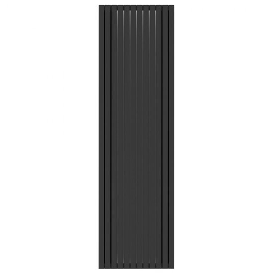 Радиатор стальной Jaga Tetra Wall 50 мм 1 секция 1/2 нижнее подключение 1800х410 мм черный