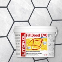 Полиуретановый состав для затирки швов LITOKOL FillGood EVO F.140 NERO GRAFITE