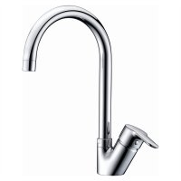 Смеситель для кухни WasserKraft Ruhr хром с высоким изливом однорычажный (24407)
