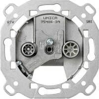 Проходная розетка Simon S82 Detail