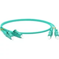 Волоконно-оптический шнур Hyperline FC-D2-503-LC/PR-LC/PR-H-20M-LSZH-AQ