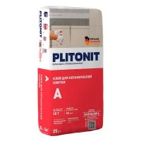 Клей для плитки Plitonit А универсальный серый класс C0 T 25 кг