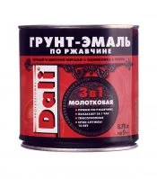 Грунт-эмаль по ржавчине 3в1 Dali медная молотковая глянцевая 0,75 л