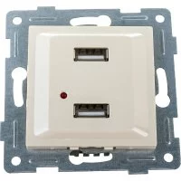 Двойная розетка usb GUSI Electric Ugra
