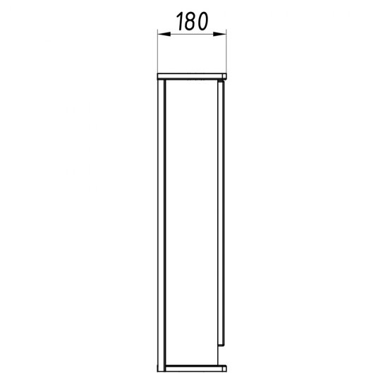 Шкаф АСБ-Мебель Альта 600 60 см подвесной белый