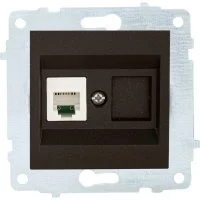 Механизм компьютерной 1-местной розетки rj45 OVIVO CAT6