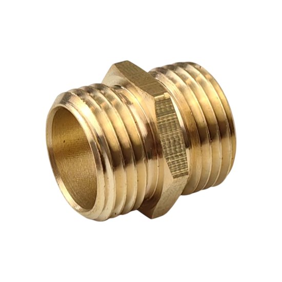 Муфта переходная 1/2 дюйма наружная-наружная резьба