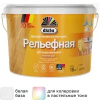 Штукатурка декоративная Dufa Modellierputz 18 кг цвет белый