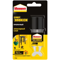 Клей эпоксидный Момент Супер двухкомпонентный 6 мл