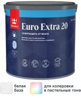 Краска для стен и потолков Tikkurila Euro Extra полуматовая цвет белый база А 2.7 л