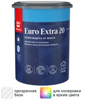 Краска для стен и потолков Tikkurila Euro-20 полуматовая прозрачная база С 0.9 л
