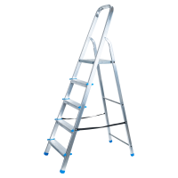 Стремянка алюминиевая Ladderbel STR-AL-5 5 ступеней, максимальная нагрузка 150 кг