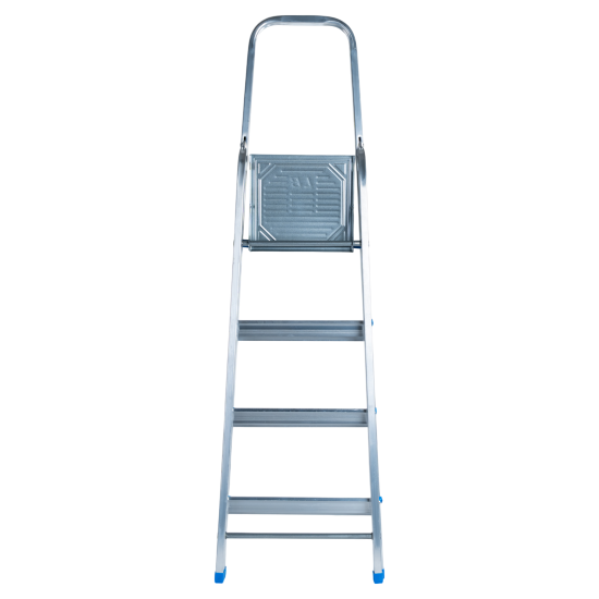 Стремянка алюминиевая Ladderbel STR-AL-4 4 ступени, максимальная нагрузка 150 кг