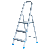 Стремянка алюминиевая Ladderbel STR-AL-3 3 ступени, максимальная нагрузка 150 кг