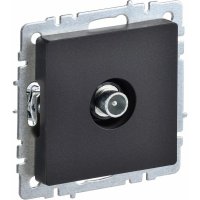 Проходная tv-розетка IEK Brite ртв10-0-брч