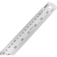 Стальная линейка DELI dl8100y