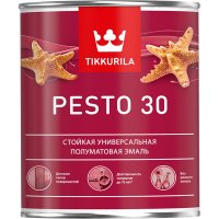 Стойкая алкидная универсальная эмаль Tikkurila PESTO 30
