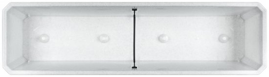 Ящик балконный Idi Land 60x17x15 см v10.5 л пластик мраморный