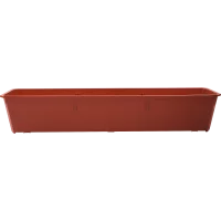 Ящик балконный Ingreen 80x17x15 см v12.5 л пластик терракотовый