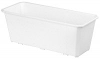 Ящик балконный Idiland 40x17x15 см v7 л пластик мраморный