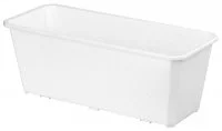Ящик балконный Idiland 40x17x15 см v7 л пластик мраморный