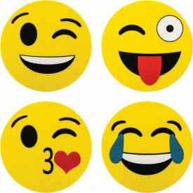 Магнитные стиратели для магнитно-маркерной доски ЮНЛАНДИЯ Смайлик