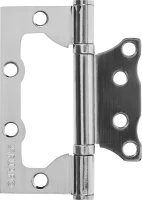 Петля без врезки Fuaro 500-2ВВ 100x75x2.5 мм сталь цвет матовый никель