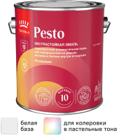 Эмаль Tikkurila Pesto 10 матовая цвет белый 2.7 л