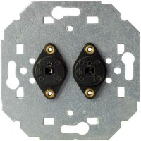 Аудиорозетка для подключения двух аудиоколонок Simon 75401-39